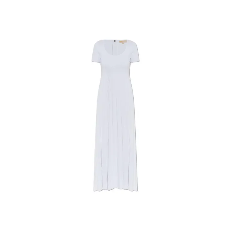 MICHAEL KORS MMK Short Sleeved Dress Women's White-0