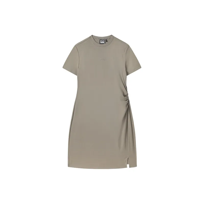 FILA ORIGINALE Short Sleeved Dress Women's Steam Gray-0
