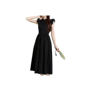 Emodues Sleeveless Dress Women's Black