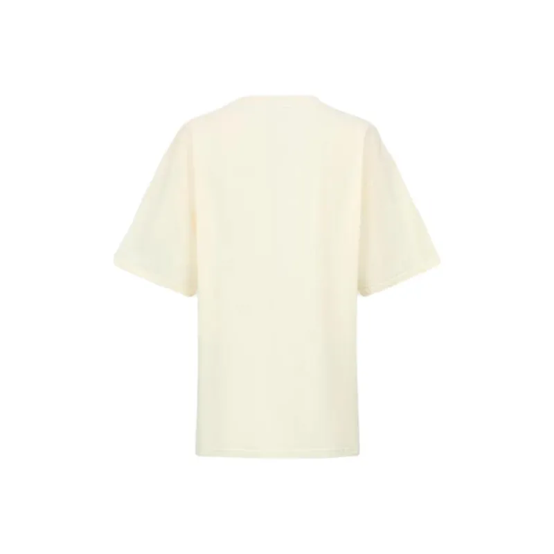 URBAN REVIVO T Shirts Women's Beige Yellow-1