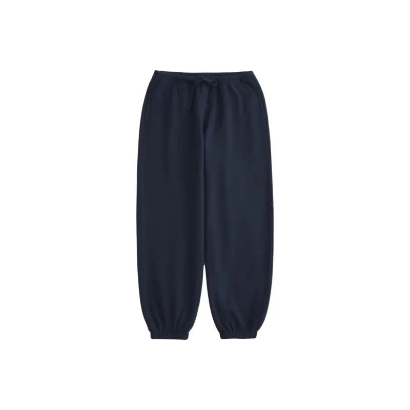 Hollister Knitted Sports Pants Women's Marine Blue-0