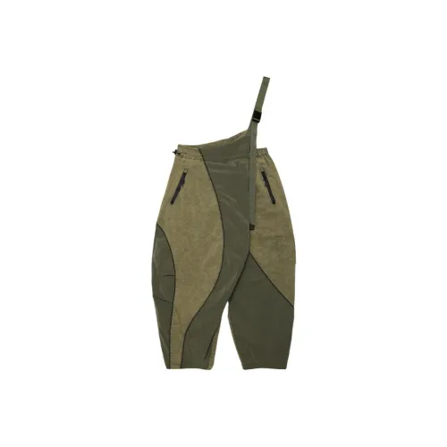 SEMICIRCLE Overalls Women's Army Green