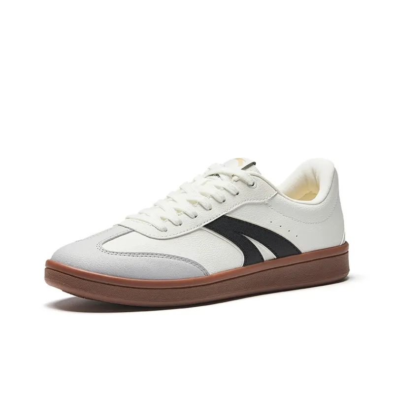 Anta TT Shoes LITE Lightweight And Breathable Low Top Skateboard Shoes Men's White Gray Black-1
