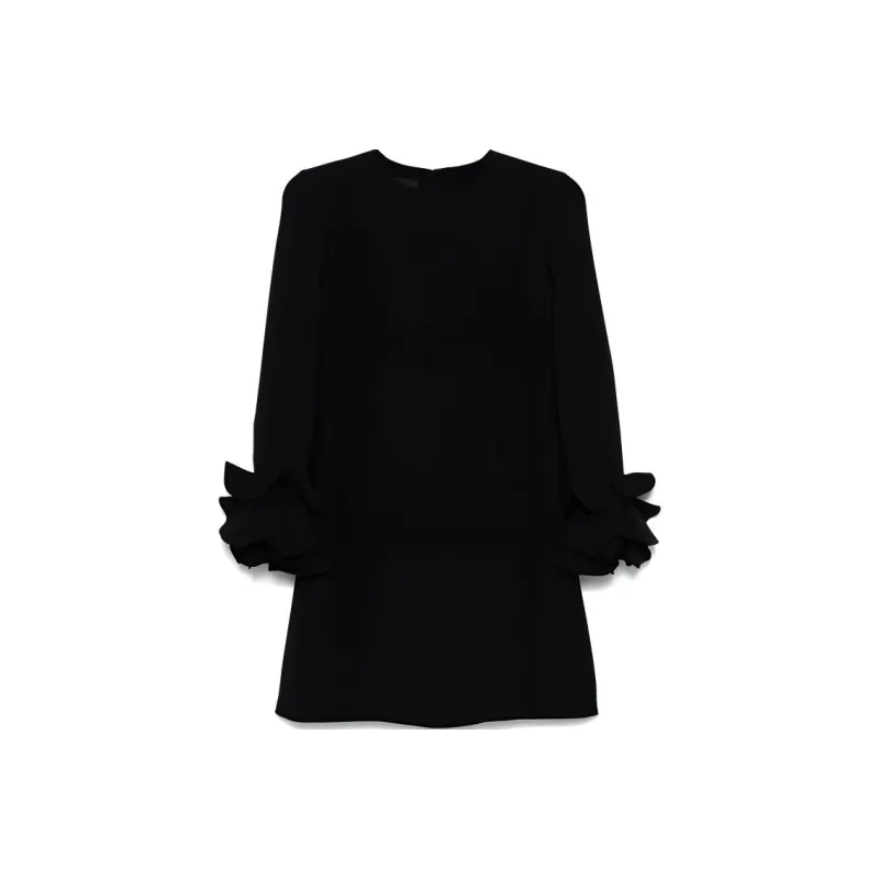 Valentino Floral Embellished Crewneck Dress-0