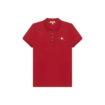 Burberry Short Sleeved Dresses Women's Burgundy