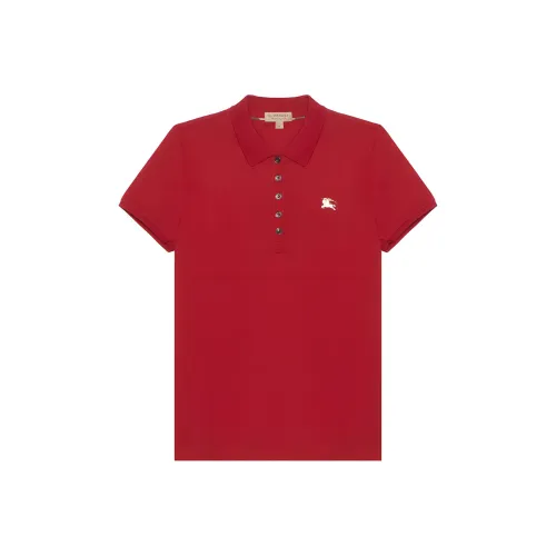 Burberry Short Sleeved Dresses Women's Burgundy