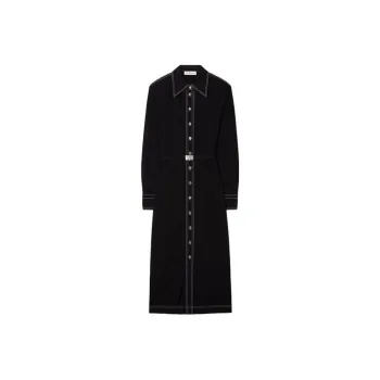 TORY BURCH SS23 Long-Sleeved Dresses Women's Black
