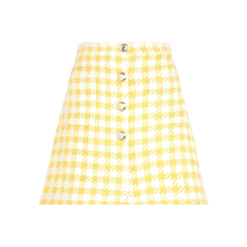 MIU MIU SS22 Casual Short legss Women's Yellow