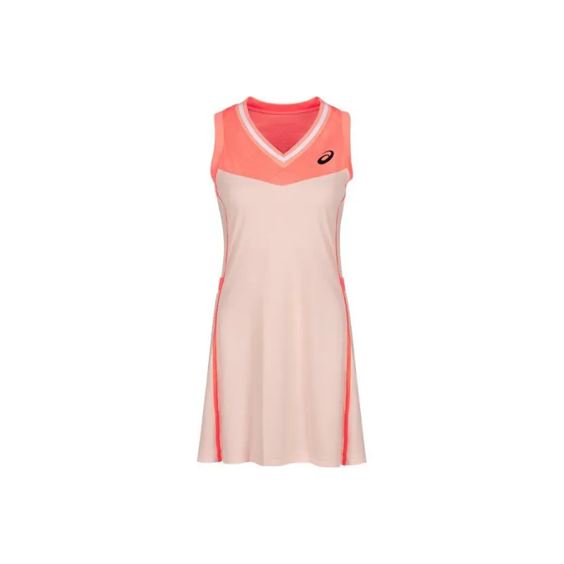 Asics Sleeveless Dress Women's White/Pink-0