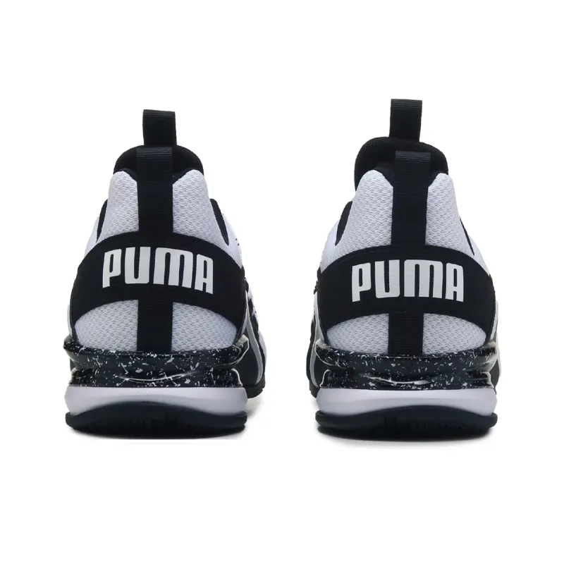 PUMA Axelion Slip Resistant And Breathable Low Top Training Shoes Men's White-4
