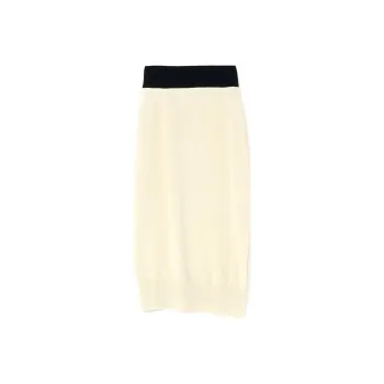 Yohji Yamamoto Knit Long Skirts Women's White