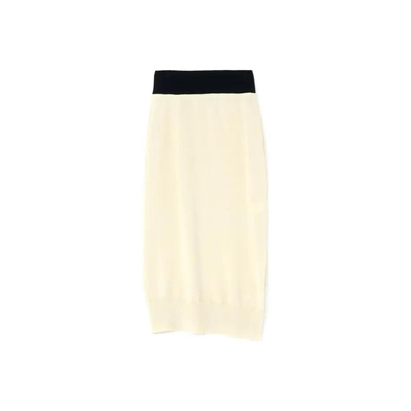 Yohji Yamamoto Knit Long Skirts Women's White-0