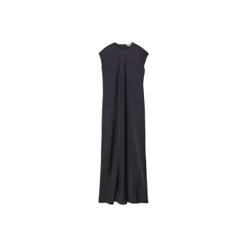 COS Short Sleeved Dress Women's Navy Blue