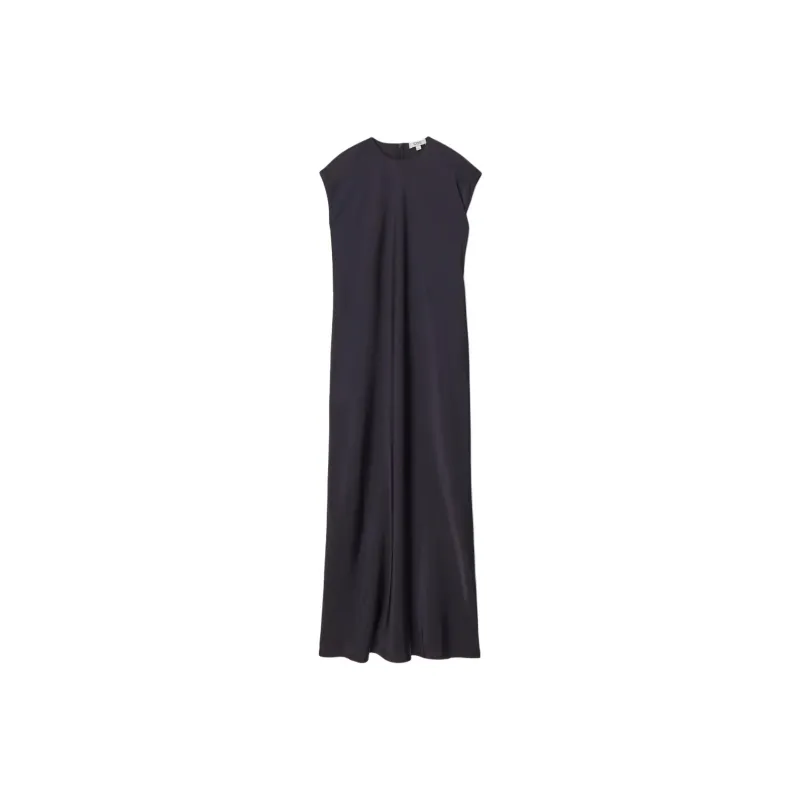 COS Short Sleeved Dress Women's Navy Blue-0