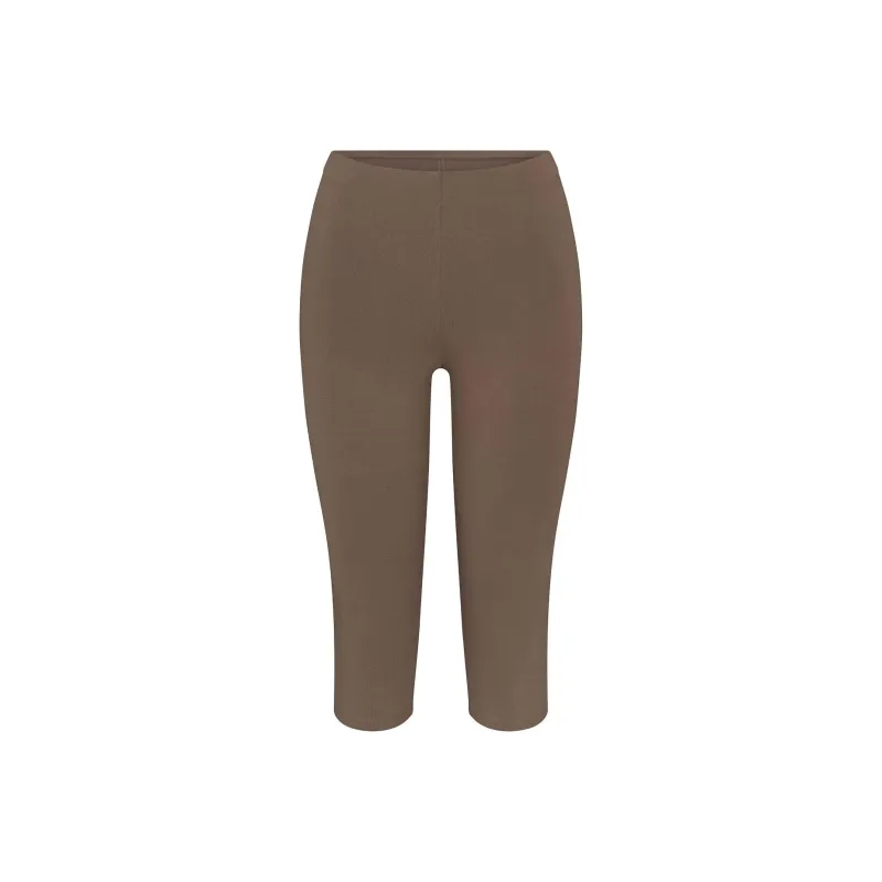 SKIMS SS25 SMOOTH LAYERS CAPRI Casual Shorts Women's TRUFFLE/Truffle-0