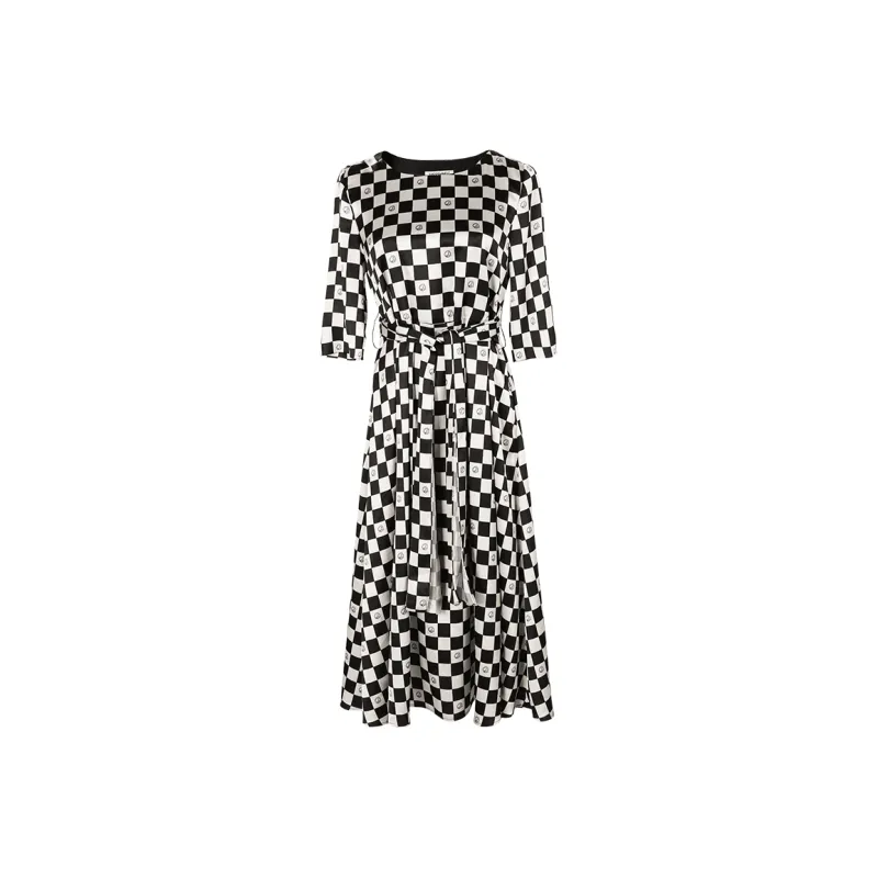 MISSSHINE Short Sleeved Dresses Women's Black-0