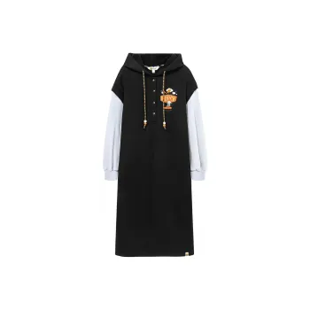 B.Duck Long Sleeved Dresses Women's Black