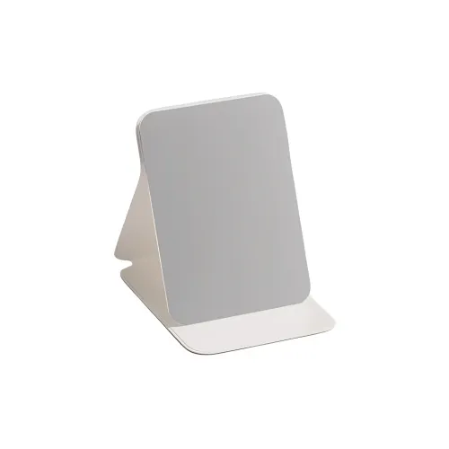 JIXUAN Double Sided Portable Make Up Mirrors Foldable Portable Desktop Upright