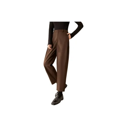 Mo Han Yi Mei Suit Trouser Women's Dark Coffee