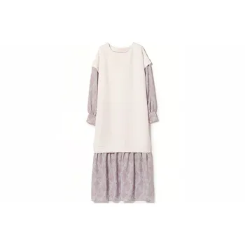 Beams Long Sleeved Dresses Women's White