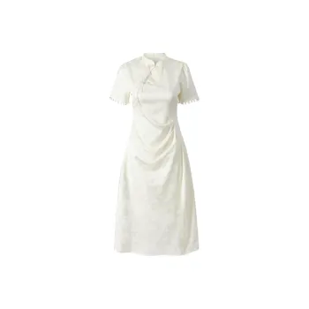 JOSR Short Sleeved Dress Women's Apricot
