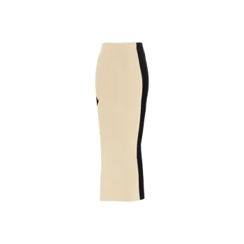 OFF-WHITE FW20 Casual Long Skirts Women's Beige Yellow