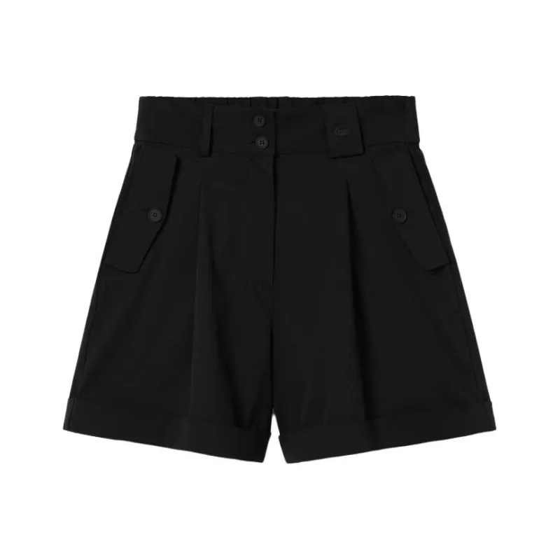 LACOSTE Casual Shorts Women's Black-0
