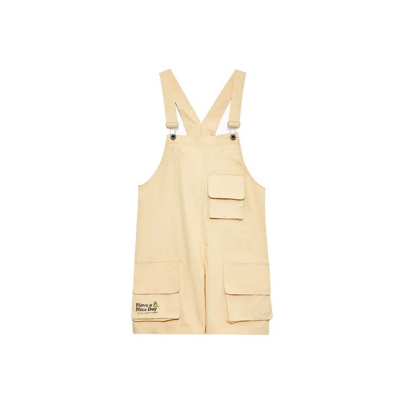 MUGUOGUOMU Overalls Women's Khaki-0