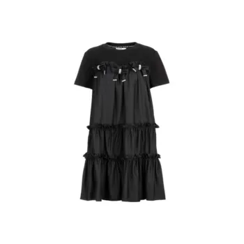 AIVEI Short-Sleeved Dresses Women's Black