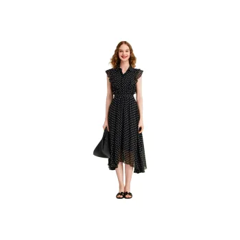 HAVVA Short Sleeved Dresses Women's Polka Dot