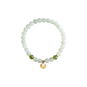 Jade Is Boundless Hetian Jade Bracelets Pale Greenish White Jade Women's