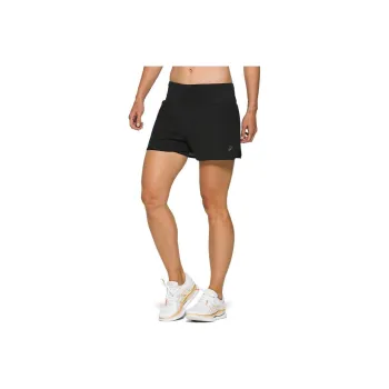 Asics Ventilate 2 N 1 3.5In Short Casual Shorts Women's Black