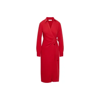 ARITZIA Babaton Petra Dress Long-Sleeved Dresses Women's Flashing Red
