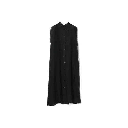 Beams Custom Made Linen Sleeveless Shirt Dress Sleeveless Dress Women's