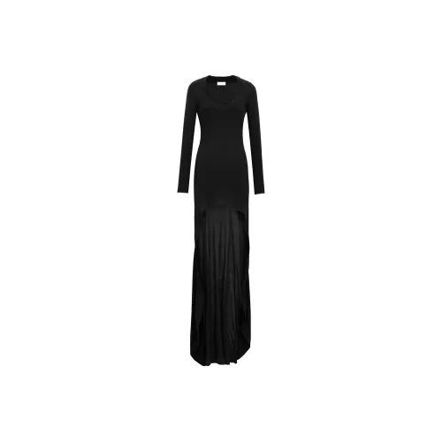 SAINT LAURENT SS24 Long-Sleeved Dresses Women's Black
