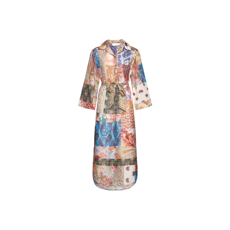 Zimmermann Devi Midi Shirt Dress-0