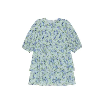 GANNI Short-Sleeved Dresses Women's Ice Water