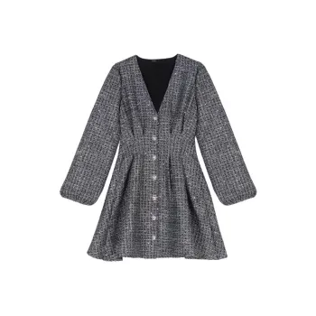 Maje Tweed Mini Dress
