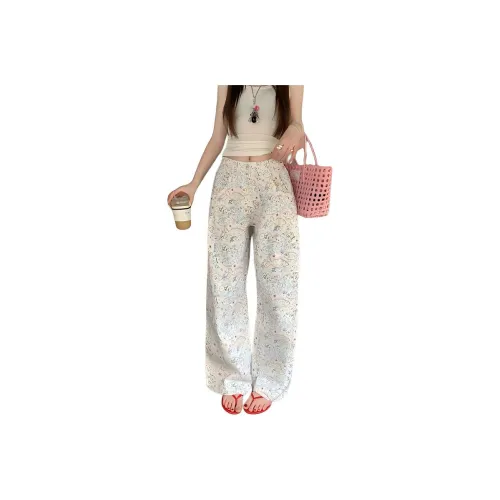 7 SEVFUN Jeans Women's Graffiti Fish