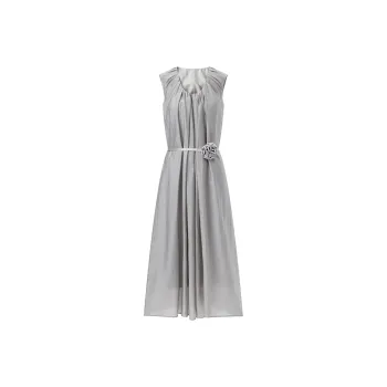 PEACEBIRD Sleeveless Dress Women's Gray