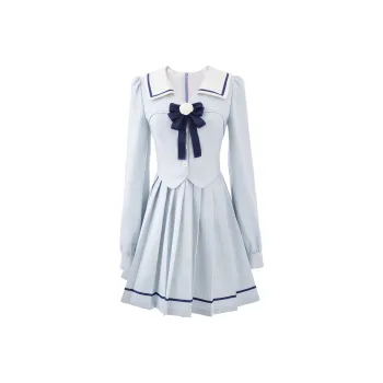 Blovelan Long Sleeved Dresses Women's Distant Sky Blue