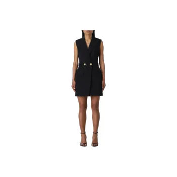 BALMAIN Sleeveless Dress Women's Black