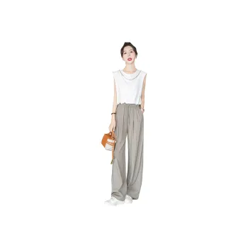 Cypress House Casual Suit Women's Light Gray At Top Dark Gray At Bottom Coffee