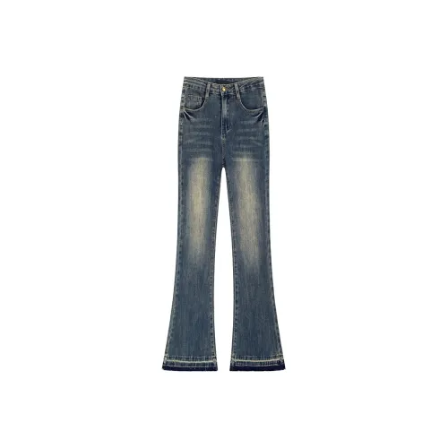 SNZX Jeans Women's Vintage Blue