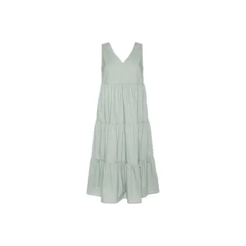 WOOLRICH SS24 Sleeveless Dress Women's Sage Green