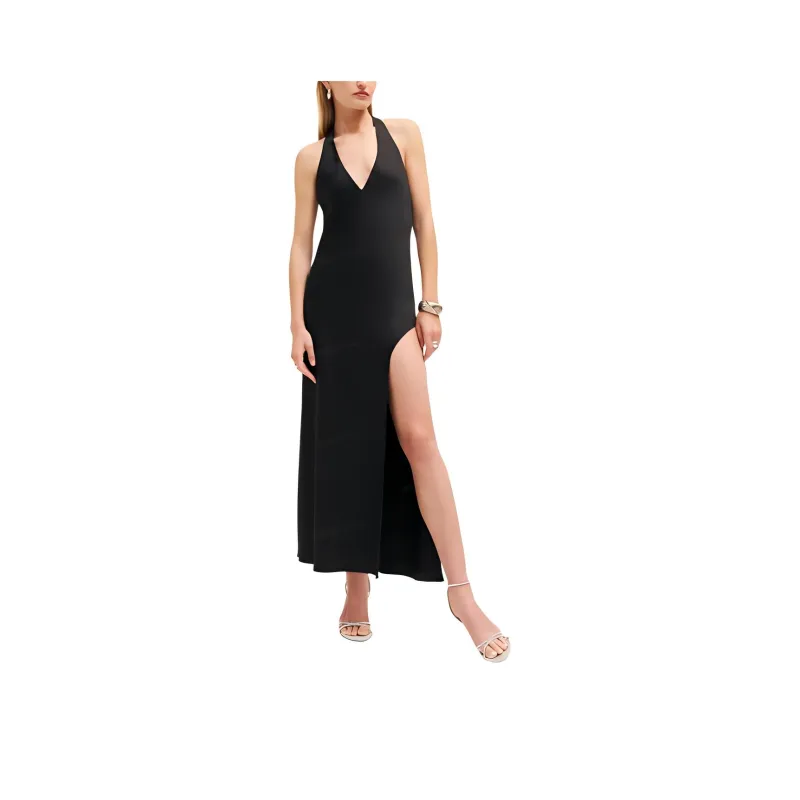 REFORMATION Sleeveless Dress Women's BLACK/Black-0
