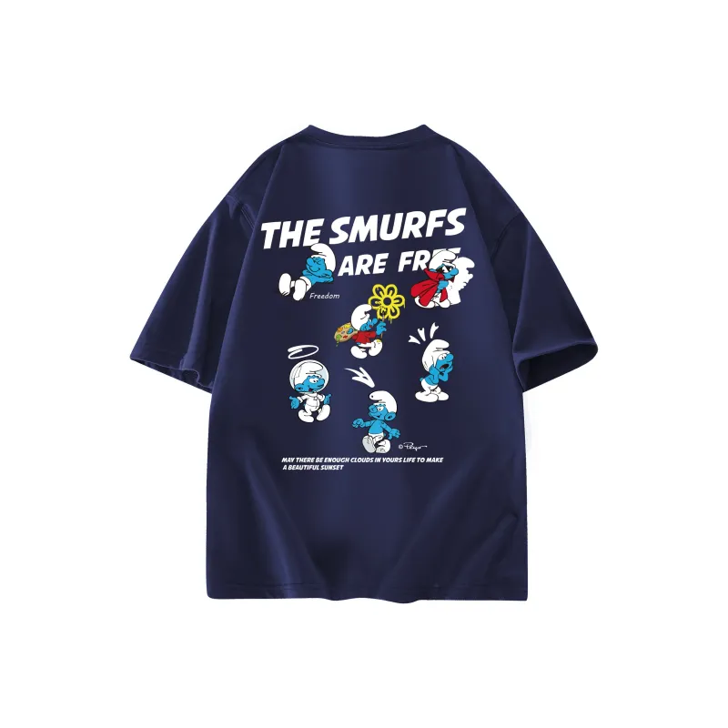 The Smurfs T Shirts Unisex-18