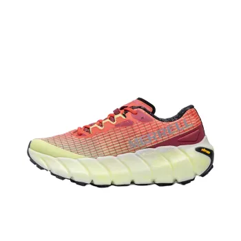 MERRELL Cushioning, Slip Resistant, Abrasion Resistant, Breathable, Support Low Top Running Shoes Women's Orange Red