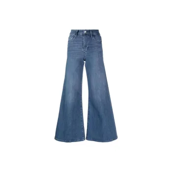 FRAME Le Palazzo Crop Wide leg Jeans