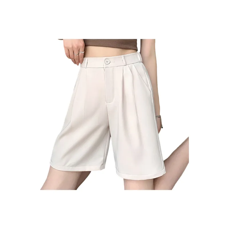 Ya Sheep People Casual Shorts Women's Khaki-0